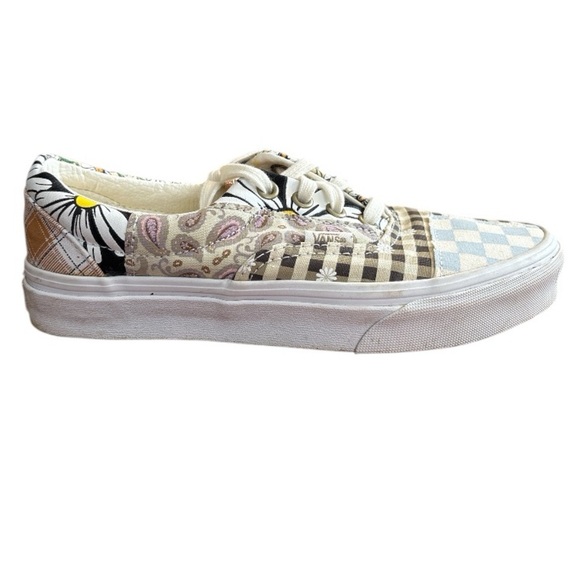 Vans‎ Era Skate Shoes Meadow Patchwork Multicolor Fabric Unisex  M5 W6.5 - Picture 4 of 10